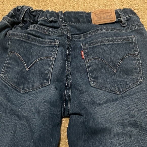 Levi’s kids youth 711 blue skinny jeans medium wash 10 regular - Picture 5 of 12